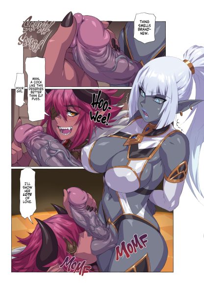 Ogre vs. Dark Elf
